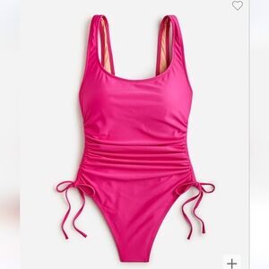 J.Crew Ruched Side-tie one-piece